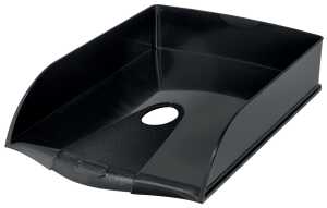 Leitz 5324 Briefkorb Recycle - A4, Polystyrol, schwarz