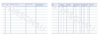 Avery Zweckform 1221 Fahrtenbuch Recycling - A6 quer, für PKW, 64 Seiten für 310 Fahrten