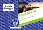 Avery Zweckform Fahrtenbuch 1221 DIN A6 quer PKW blau 32 Bl.