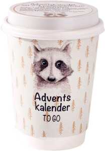 Becher Adventskalender to go WUNDERLE 63234 9x6x11cm