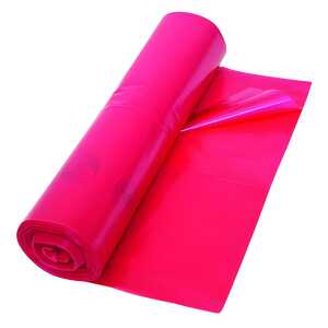 DEISS Müllsack Recycling - 120 Liter, rot, 25 Stück