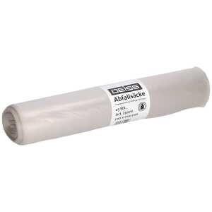 DEISS Müllsack Recycling - 120 Liter, transparent, 25 Stück