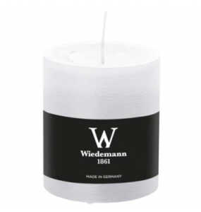 Stumpenkerze 80x68mm weiß D-LUX MARBLE 281003.004