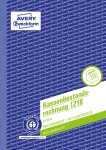 Kassenbestandsrechnug, Recycling, A5, nur Originale, 50 Blatt