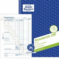 Avery Zweckform 1265 Kassenbericht Recycling - A5, MP,...