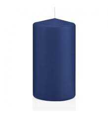 Stumpenkerze 130x70mm dunkelblau 218154006