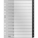 Ordnerregister Recycle - 1-12, A4 extra breit, PP, 12...