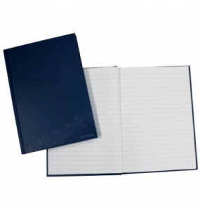 Geschäftsbuch liniert blau DONAU 1340005-10 A5/96BL