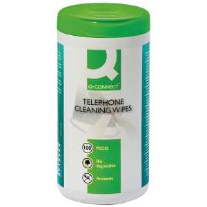 Q-Connect Reinigungstücher - nass, Spenderdose 100 Stück
