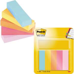Post-it® Haftmarker Page Marker Beachside Collection 50 x 15 mm