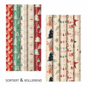 Weihn.Geschenkpapierrolle 1.5mx70cm 242222 Dreams of Nature