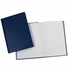 Geschäftsbuch liniert blau DONAU 1340008-10 A6/96BL