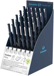 Schneider Fineliner Pictus 30er Display, sortiert