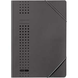 ELBA Eckspanner chic DIN A4 Karton, recycelt anthrazit