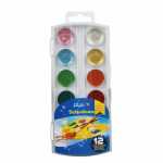 Deckfarbkasten 8+4 Glitzerfarben 4 Perlmutt-Glitzernde...