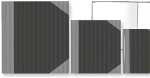 Chinakladde A6 96BL kariert schwarz/rot STYLEX 29116 sw/rot