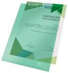 Leitz 4153 Sichthülle Super Premium, A4, PVC, dokumentenecht, grün
