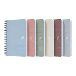 Oxford Office Spiralbuch My Rec’Up 9x14cm, kariert 5 mm 90 Bl Cover TM