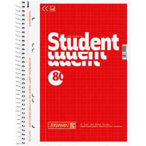 Collegeblock Student A5 80BL kariert BRUNNEN 10-67 952