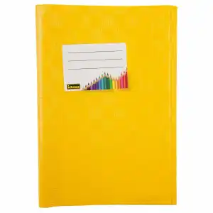 IDENA Idena Hefthülle A5 Bast gelb