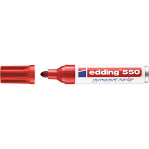 Edding Permanentmarker 550 3-4 mm rot