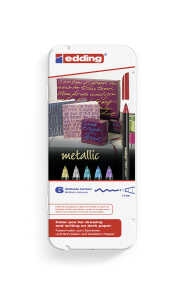 Edding Fasermaler Metallic 1200 1-3 mm 6er-Set