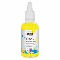 KREUL Triton Acrylic Ink Fluoreszierend Gelb 50 ml