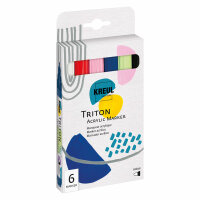 KREUL Triton Acrylic Marker medium 6er Set