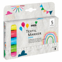 KREUL Textil Marker medium Junior 5er Set