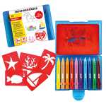 Badkreide 10ST inkl.Schablone sortiert EBERHARD FABER 524110