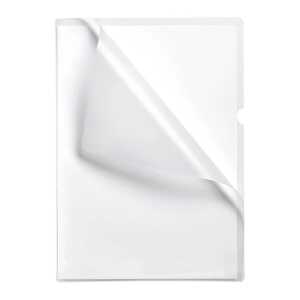 Sichthülle A4, oben und rechts offen, Daumenstanzung,transparent