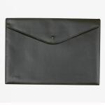 FSY Sichttasche, A4, Druckknopf, opak, schwarz, 1 Stück