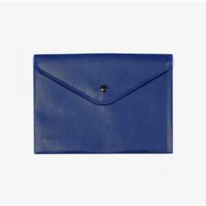 FSY Sichttasche, A5, Druckknopf, opak, blau, 1 Stück