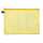 Reißverschluss-Beutel A4, mit Zip gelb, Folie gelb transparent,