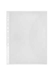 Sichttasche light mit Abheftrand, A4 quer, Steckverschluss, farblos
