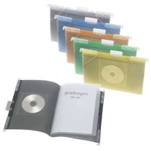 FSY PP-Hänge-Ordnungsmappe A4, 6 Fächer, 6er Set, farbig sortiert