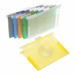 FSY PP-Hängemappe A4, Seitenfalten, 6er Set, farbig sortiert1 Stück