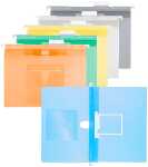 FSY PP-Hängehefter A4, U-Clip + Doppelheftzunge, 6er...