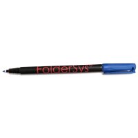 Foldersys FolderSys Permanent Marker PP/PVC blau