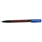 FSY FolderSys Permanent Marker PP/PVC, blau, 1 Stück