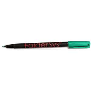 FSY FolderSys Permanent Marker PP/PVC, grün, 1 Stück