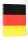ADINA Premium Collegeblock "Deutschlandfahne" A4 lin 80 Blatt 90g/qm