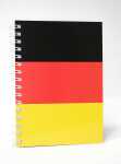 ADINA Premium Collegeblock "Deutschlandfahne" A5 dotted 80 Bl 90g/qm