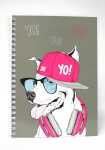 ADINA Premium Collegeblock "Yo!!" A4 dotted 80...