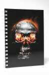 ADINA Premium Collegeblock "Totenkopf" A5 dotted 80 Blatt 90g/qm