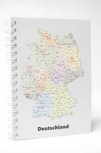 ADINA Premium Collegeblock "Deutschland" A5 dotted 80 Blatt 90g/qm