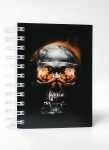 ADINA Premium Collegeblock "Totenkopf" A6 kariert 80 Blatt 80g/qm