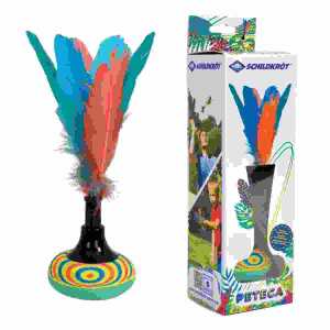 Handfederball Peteca Neopren, weichem griffigem Neoprenüberzug, 24 cm