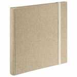 Fotoalbum 30x30cm Tessuto beige, Jumboalbum zum...