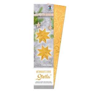 Ursus WEIHN.STERN STELLA"GOLDEN TENDRILS"110G.7x30CM,33B